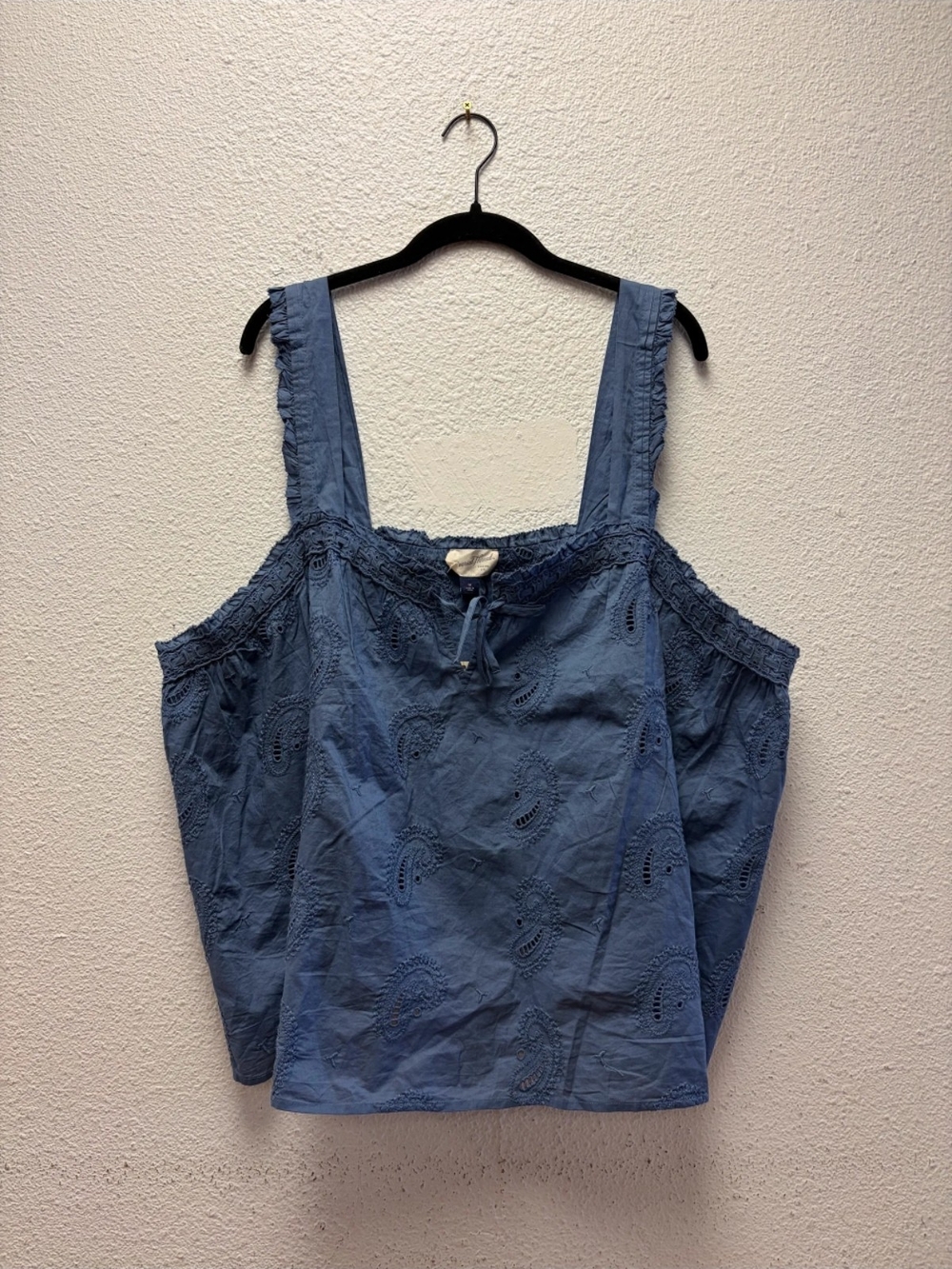 Womens Blouse Tank Top Size 1X #758